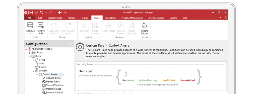 Ivanti Application Control screenshot